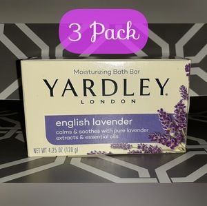 3 BAR LOT YARDLEY ENGLISH LAVENDER SOAP